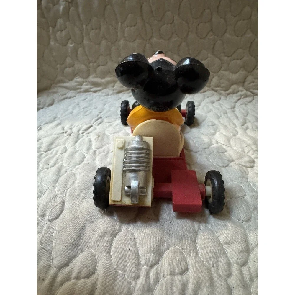 Vintage Marx Disney Mickey Mouse Go Kart Friction Car Hong Kong 1960s 70s